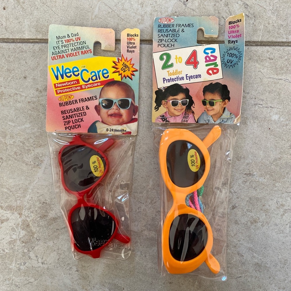 Vintage Rare OU PONT Rubber Sunnies